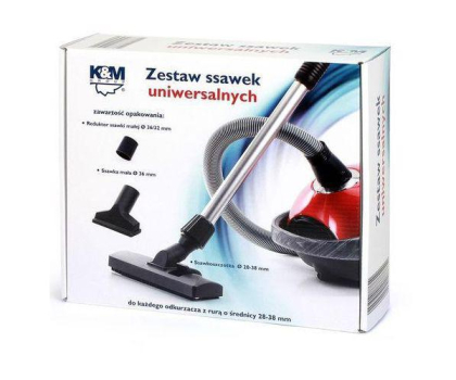 Akcesoria do odkurzaczy K M Zestaw ssawek z reduktorem